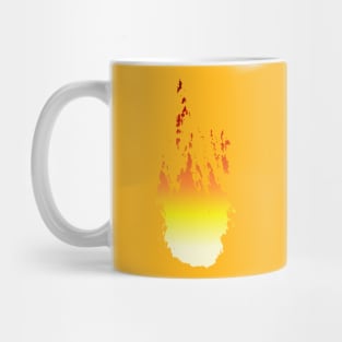 fire ink & color gradient Mug